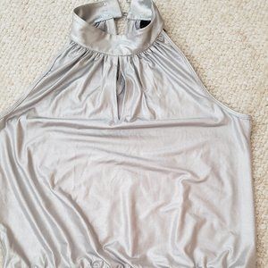 Silver blouse